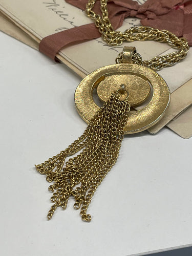 Gold Tassels Necklace Bloomers and Frocks